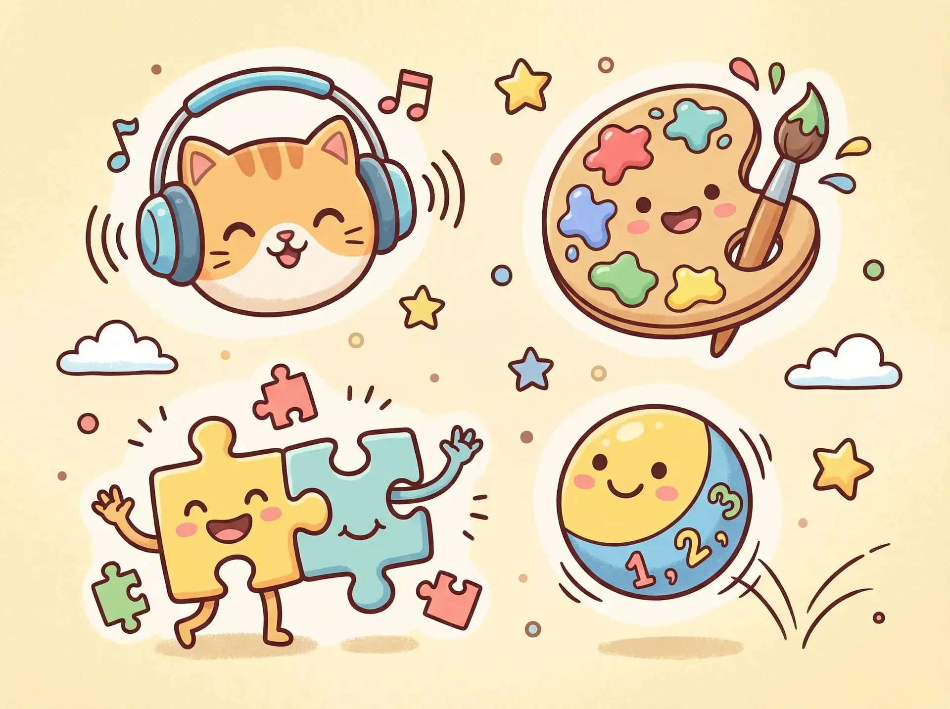 小朋友的手工作品 - 野花社区WWW免费版 益智创作